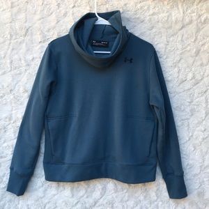 NWOT Under Armour  Blue Tunnel Hoodie Sz MED